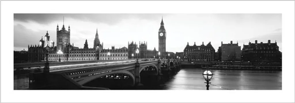 Affiche Londres Impression d'Art Angleterre avec Poster Géant 61x91,5cm
