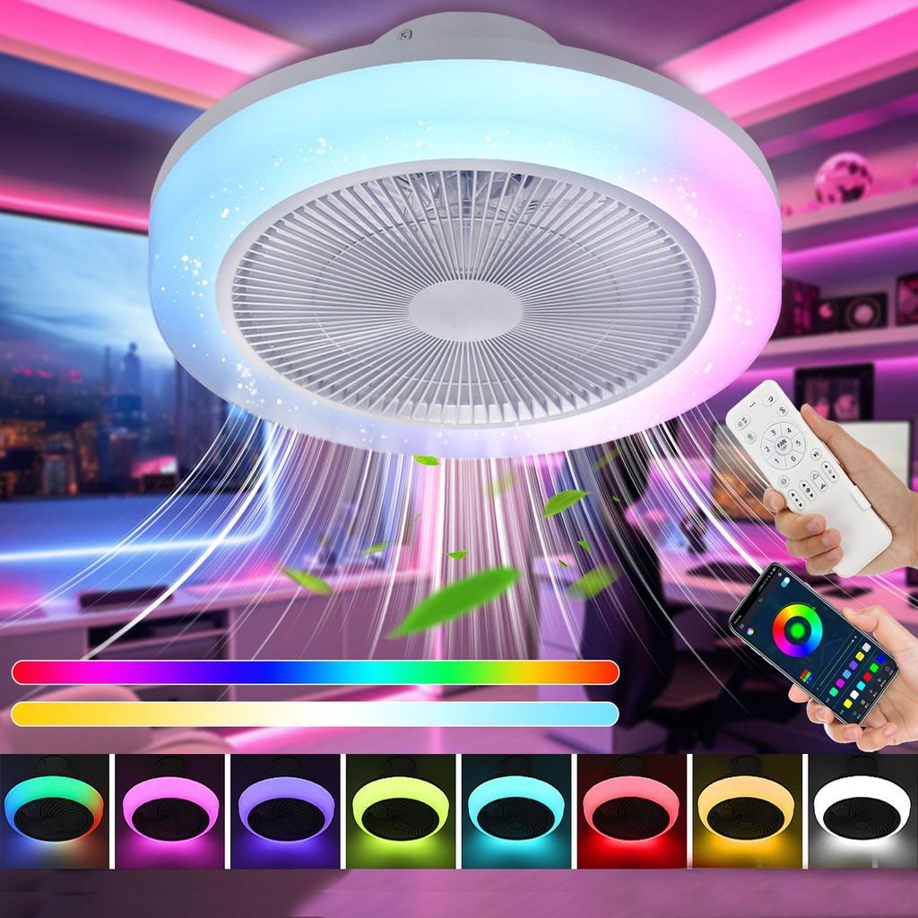 50W Music LED Deckenleuchte mit Lautsprecher, Leiser Produktbild 
