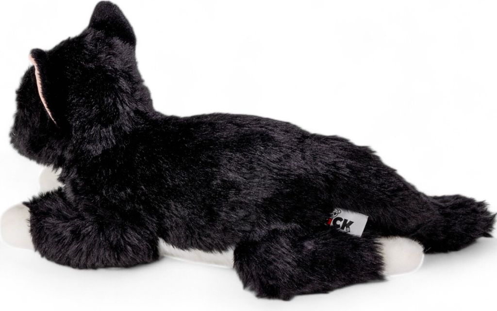Carldick Perzische kat/poes knuffel - wit - 30 cm - pluche bestellen Carldick Perzische kat/poes knuffel - wit - 30 cm - pluche bestellen