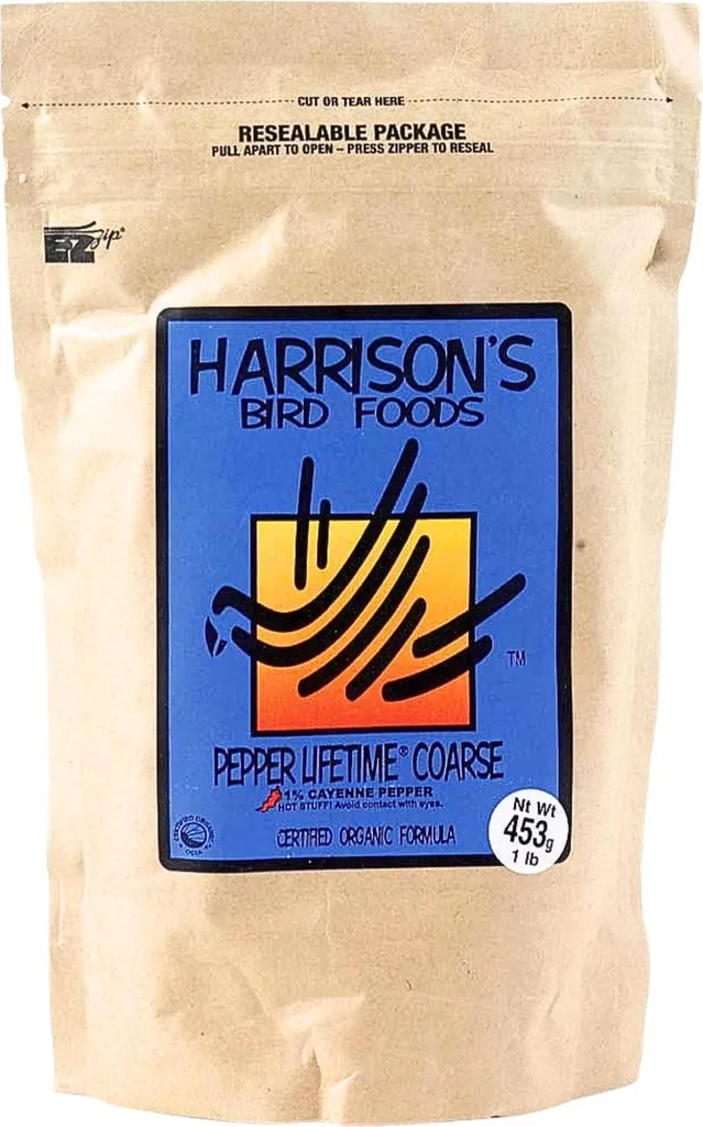 Harrison's Pepper Lifetime Coarse 450g - Alimentazione Bio per Parrocchetti