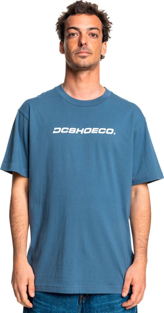 Dc Shoes Whereabouts Kurzarm-t-shirt Blau S Mann Blau S