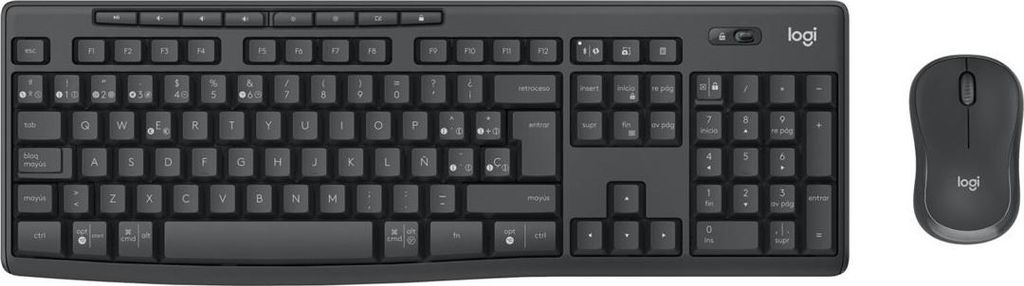 Logitech MK370 Combo for Business - Tastatur-und-Maus-Set - kabellos - Bluetooth LE - QWERTY - Nordisch (Dänisch/Finnisch/Norwegisch/Schwedisch)