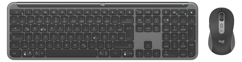 Keyboard & Mouse Logitech Wireless Combo MK950 slim black Produktbild 