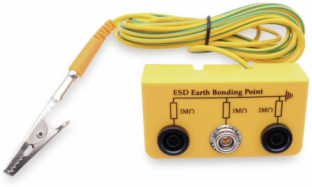 Grounding Box ESD Quadrios 1903EC063 - 2x Banana + Coccodrillo
