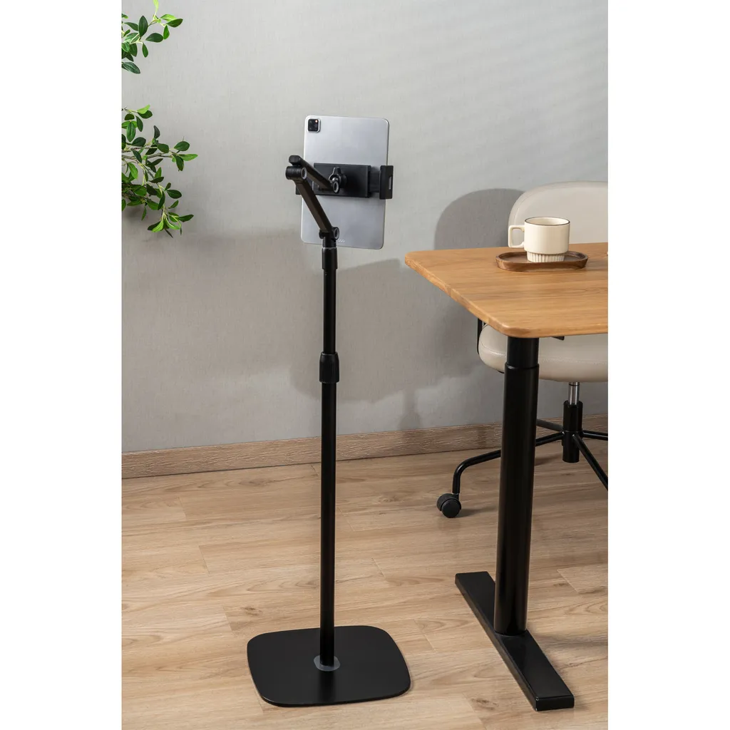 Support de Sol pour Tablette Tactile 12.9 Pouces Pied Fixe InLine Noir - 7