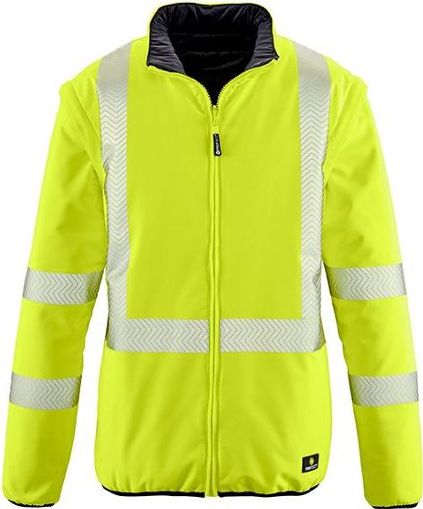4PROTECT® Warnschutz-Softshellwendejacke RENO, Produktbild 