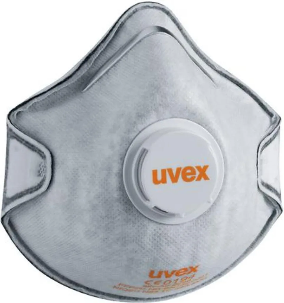 uvex silv-Air 2220 Masque FFP2 avec barrette nasale ajustable - 15 unités