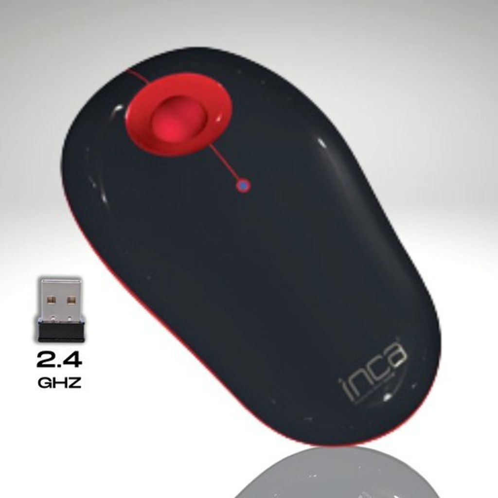 Inca Vivre IWM-FK334TR Ergonomische drahtlose optische Maus - 2.4GHz - 1600DPI