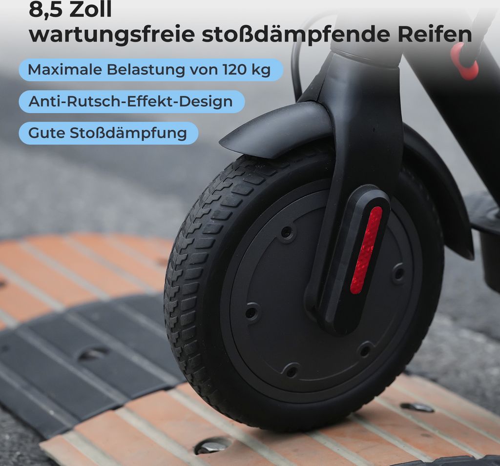 E Scooter mit Straßenzulassung, 30km Reichweite, 8,5 Zoll Produktbild 4