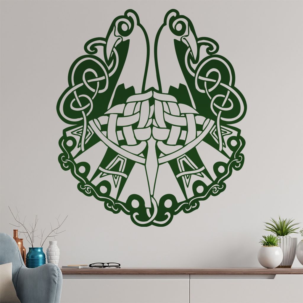 keltische Knoten Wandtattoo in 6 Größen - Wandaufkleber Wall Sticker - Dekoration, Küche, Wohnzimmer, Schlafzimmer, Badezimmer