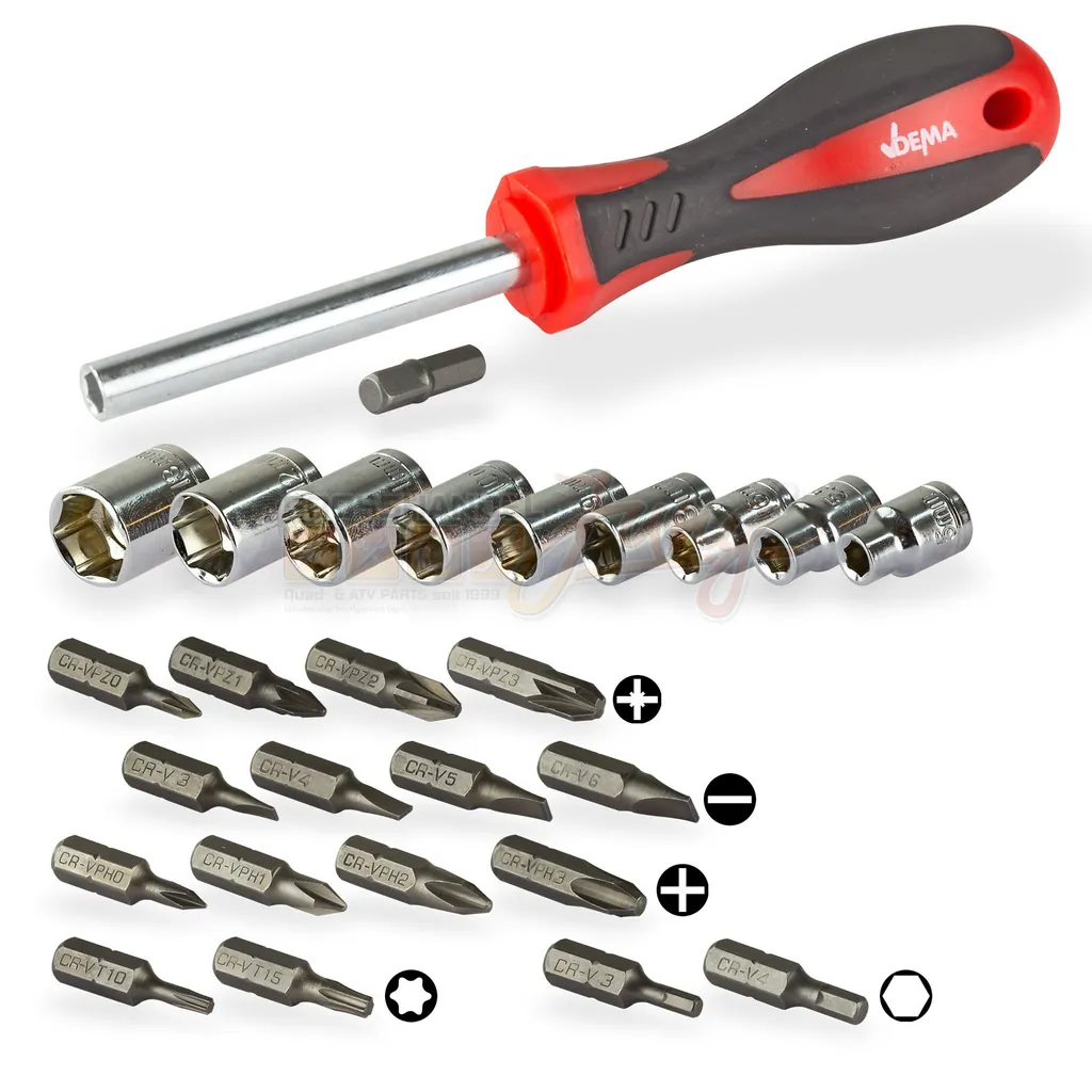 Tournevis avec embouts interchangeables, pack 44 pièces haute qualité - 5
