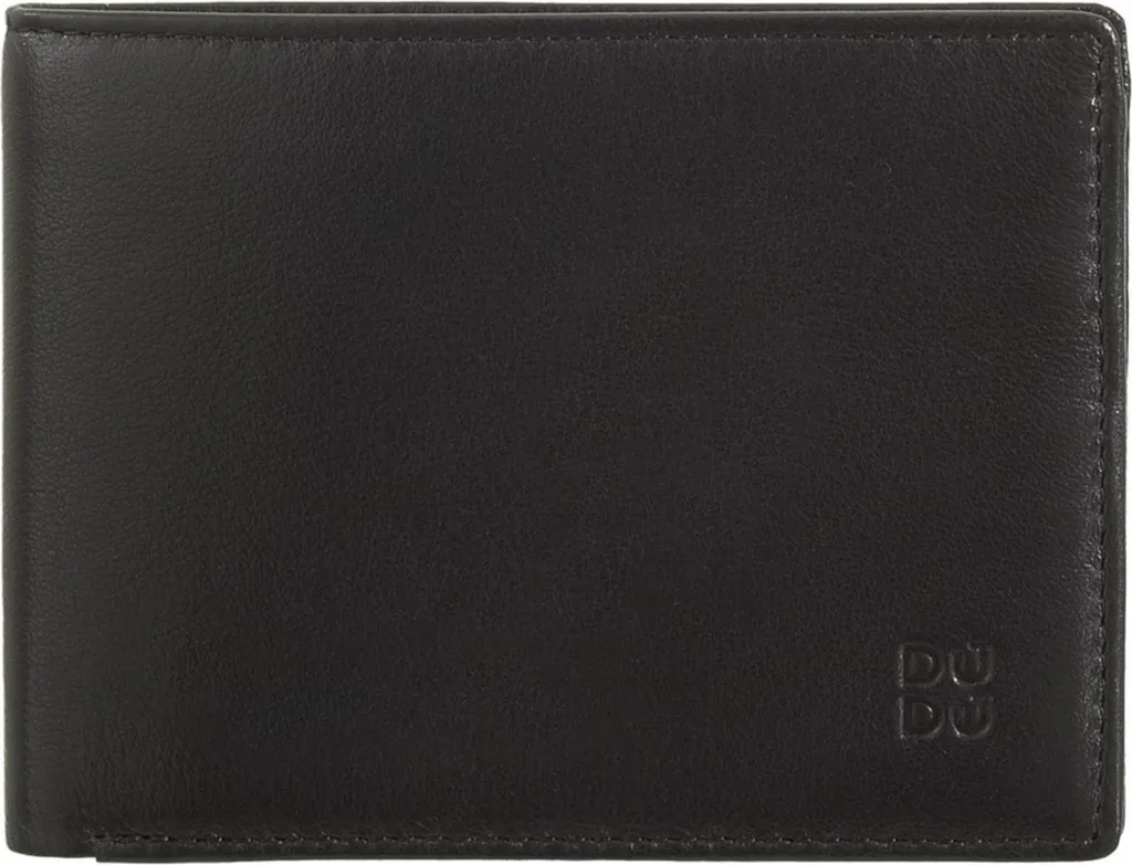 Grand portefeuille femme en cuir multicolore DuDu pour billets et cartes