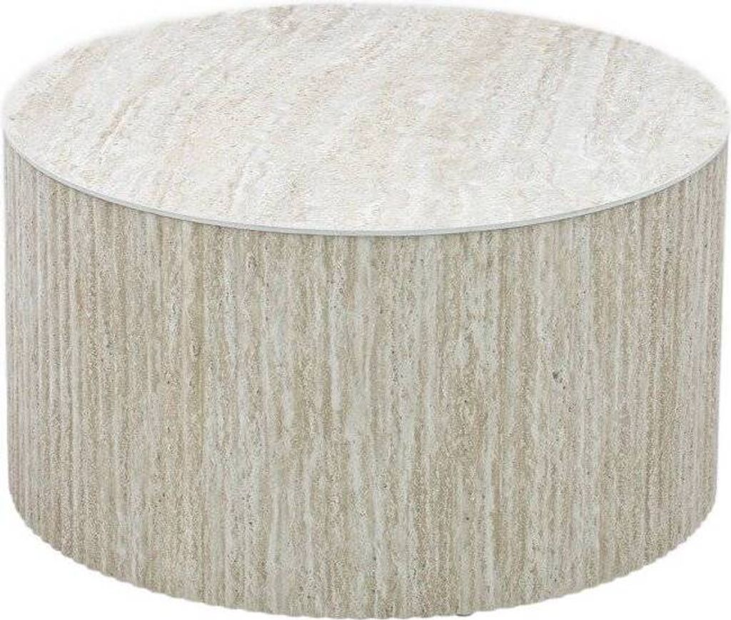 HOMLA Couchtisch BELLEZA Beige 70x70x38,5 cm