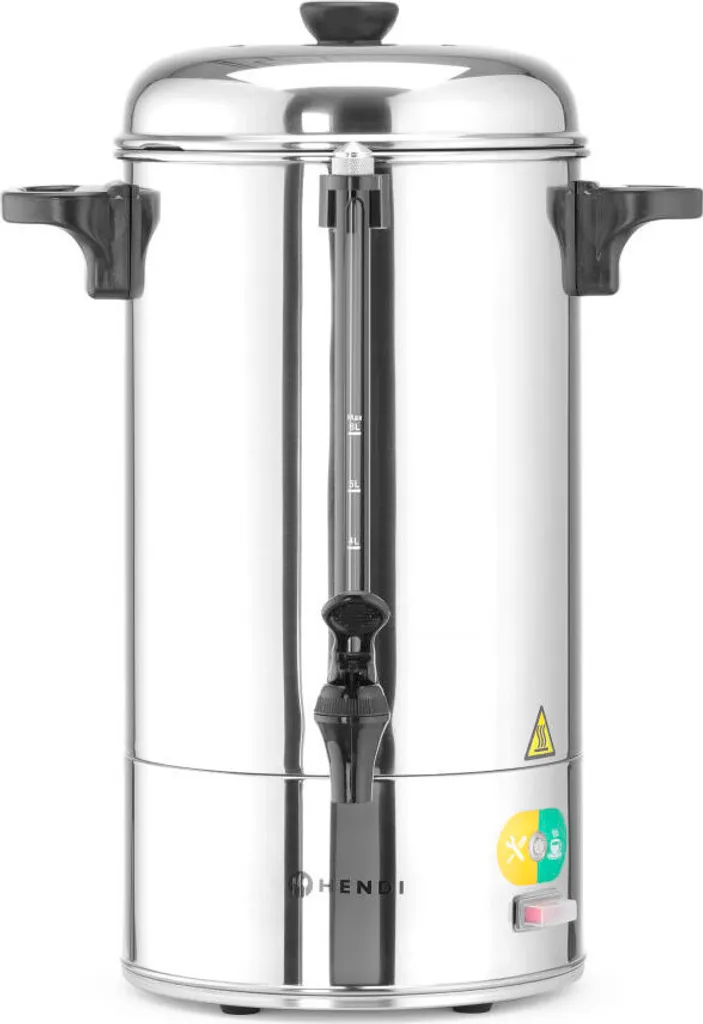 Macchina Caffè Filtro HENDI 6L - Percolatore Professionale Acciaio
