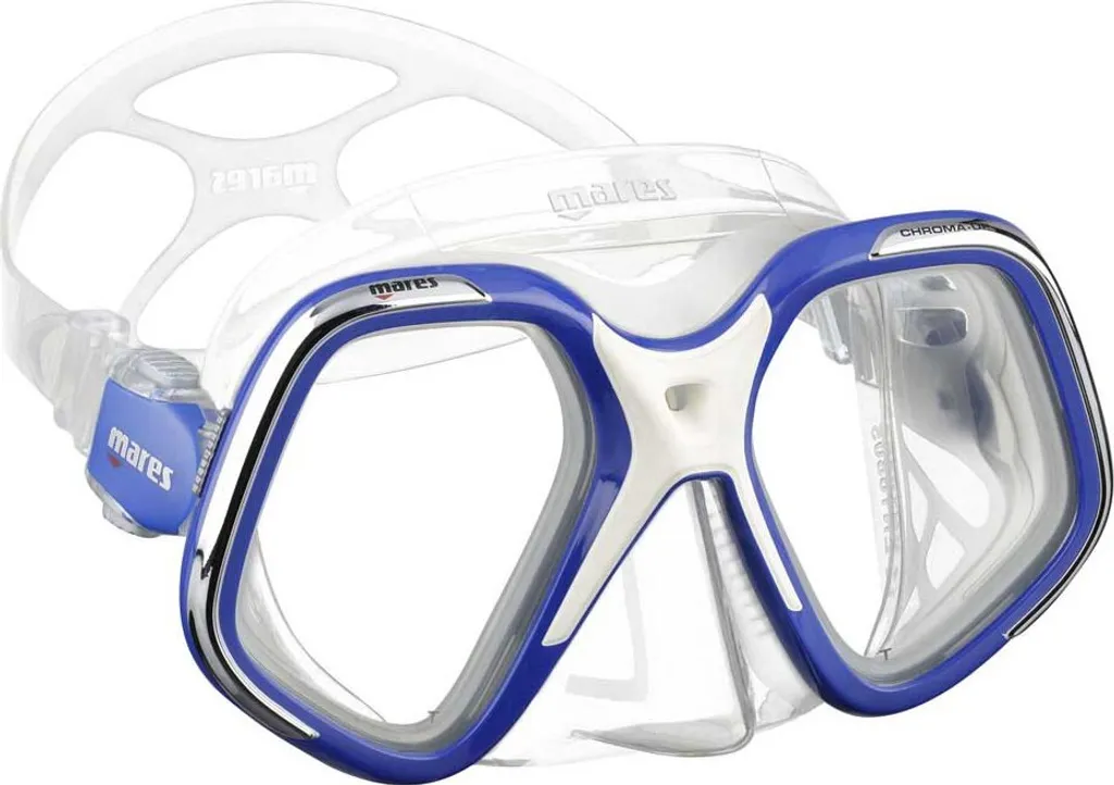 Masque Mares Chroma Up Bleu - Anti-Buée et Étanchéité pour la Chasse - 5