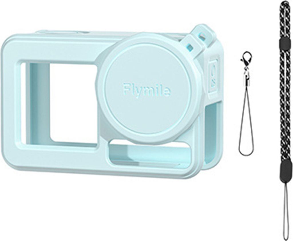 INF Silikonabdeckung Objektivdeckel für DJI Osmo Action 5 Pro Blau