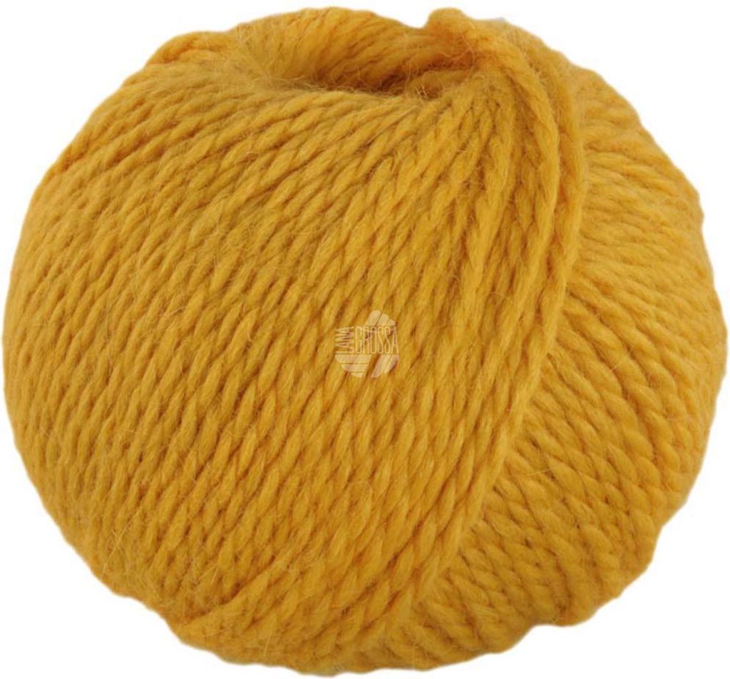Lana Grossa - Natural Lama Chunky 0001 gelb Produktbild 