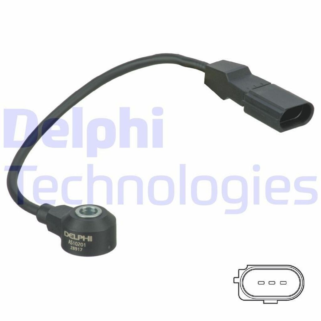 DELPHI Klopfsensor AS10201 für VW Golf IV Schrägheck (1J1) Produktbild 
