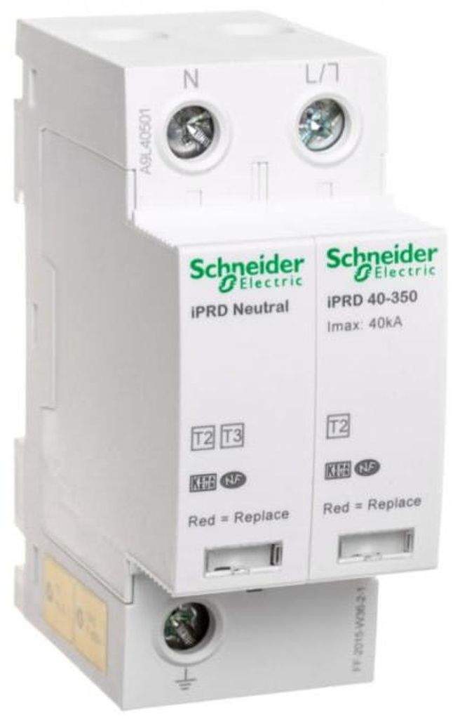 Schneider Electric iPRD40r, 1P + N, Blanco, Certificación Imagen del producto 