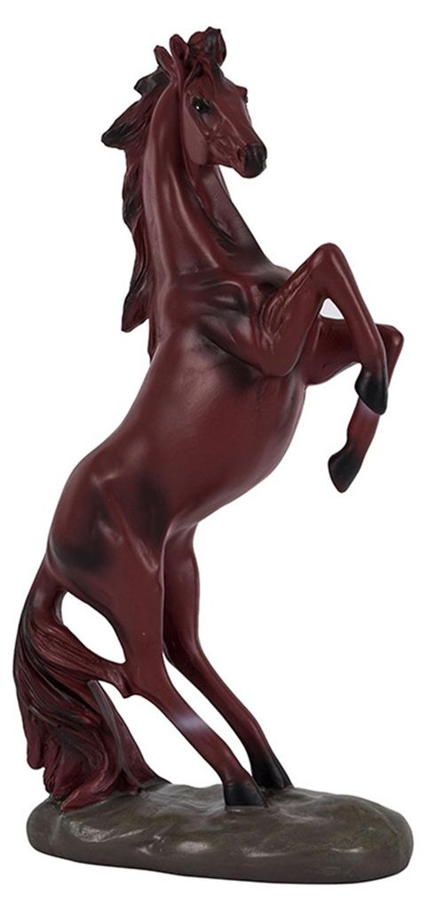 Stehende, nachgebildete Pferdefigur, Vintage-Miniaturpony-Statue aus Kunstharz, Tierskulptur, Dekoration für Zuhause, Büro oder Schreibtisch.