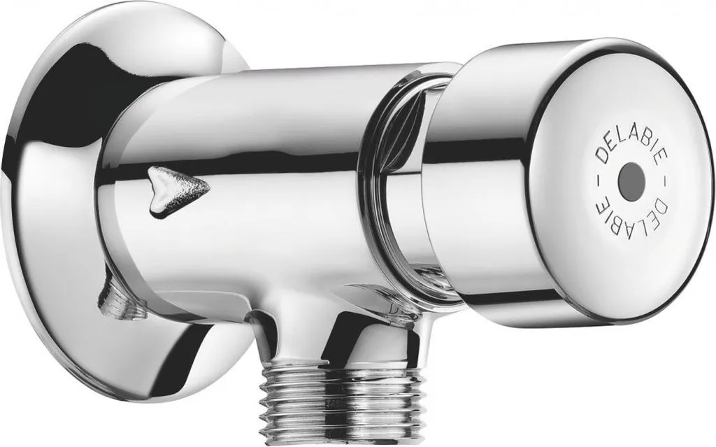 Robinet d'urinoir Delabie TEMPOSTOP G1/2B arrêt automatique 3s Inox