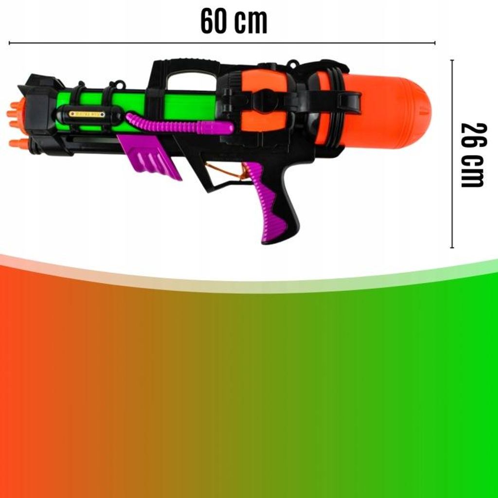 Mega-Wasserpistole 60 cm XXL – Große Wasserkanone für