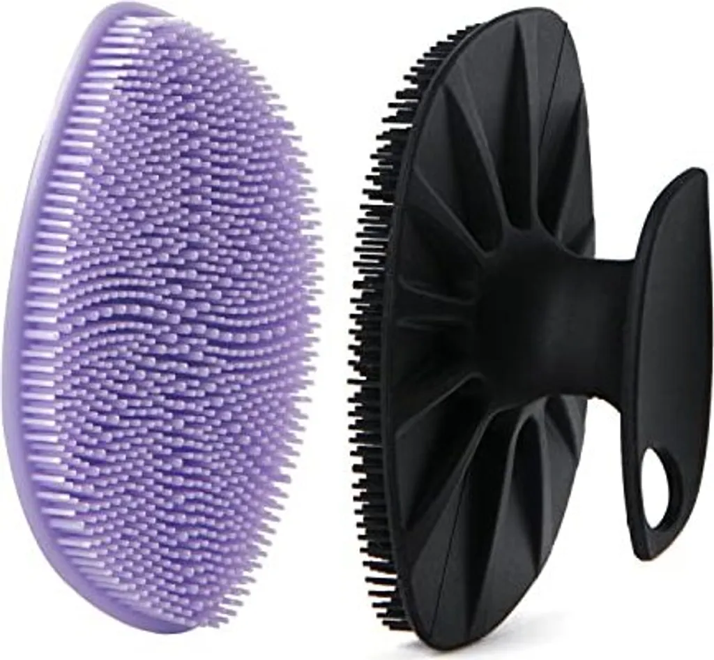 Spazzola Pulizia Viso Silicone Uomo Donna - Set 2 Pz Anti-Impurità