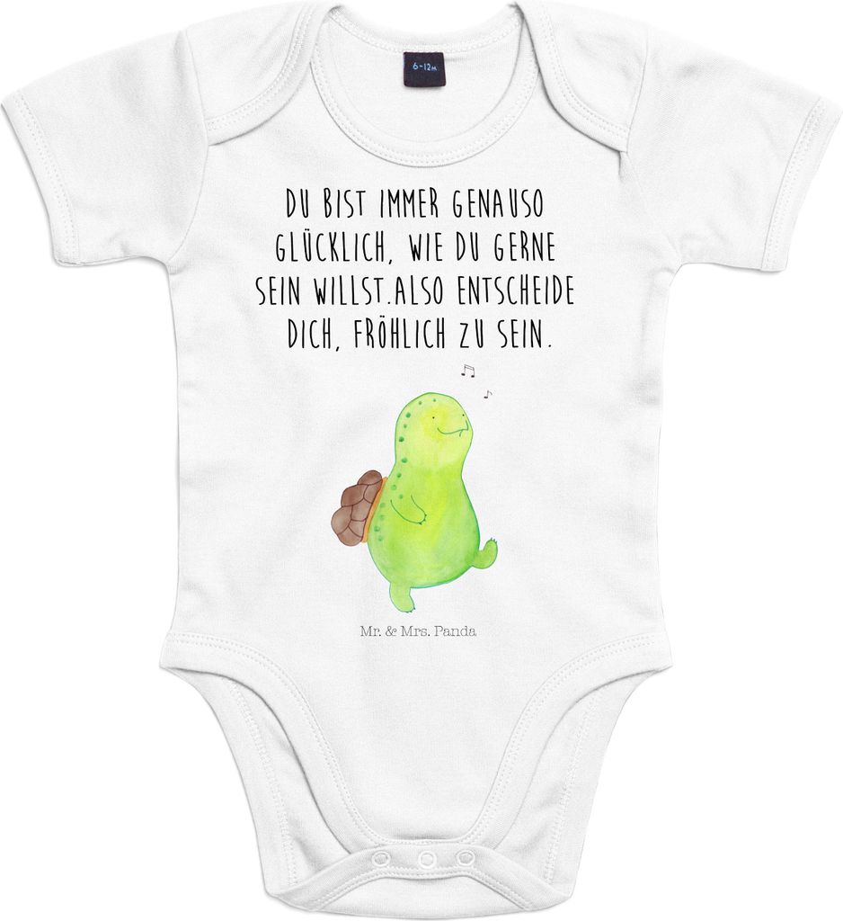Mr. & Mrs. Panda strampelanzug Schildkröte Pfeifen 3. - 6. Monat - Heather Grey - Geschenk, Babybody, babykleidung body, Trennung, Strampler Baby,...
