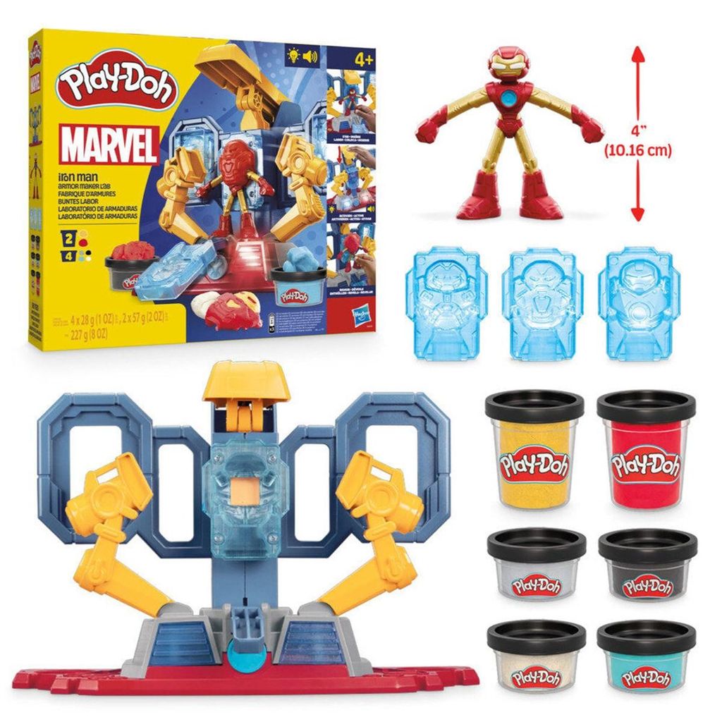 Play-Doh Iron Man: Laboratorio de colores, modelado Imagen del producto 