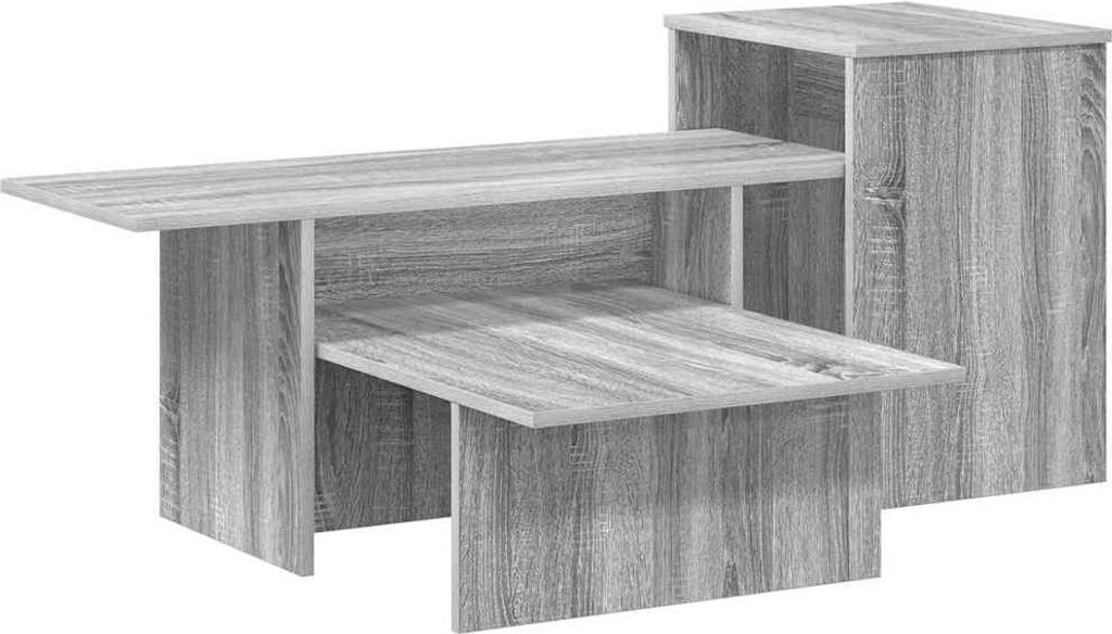 vidaXL Konsolentisch Graues Sonoma 91,5 x 35 x 38,5 cm Holzwerkstoff