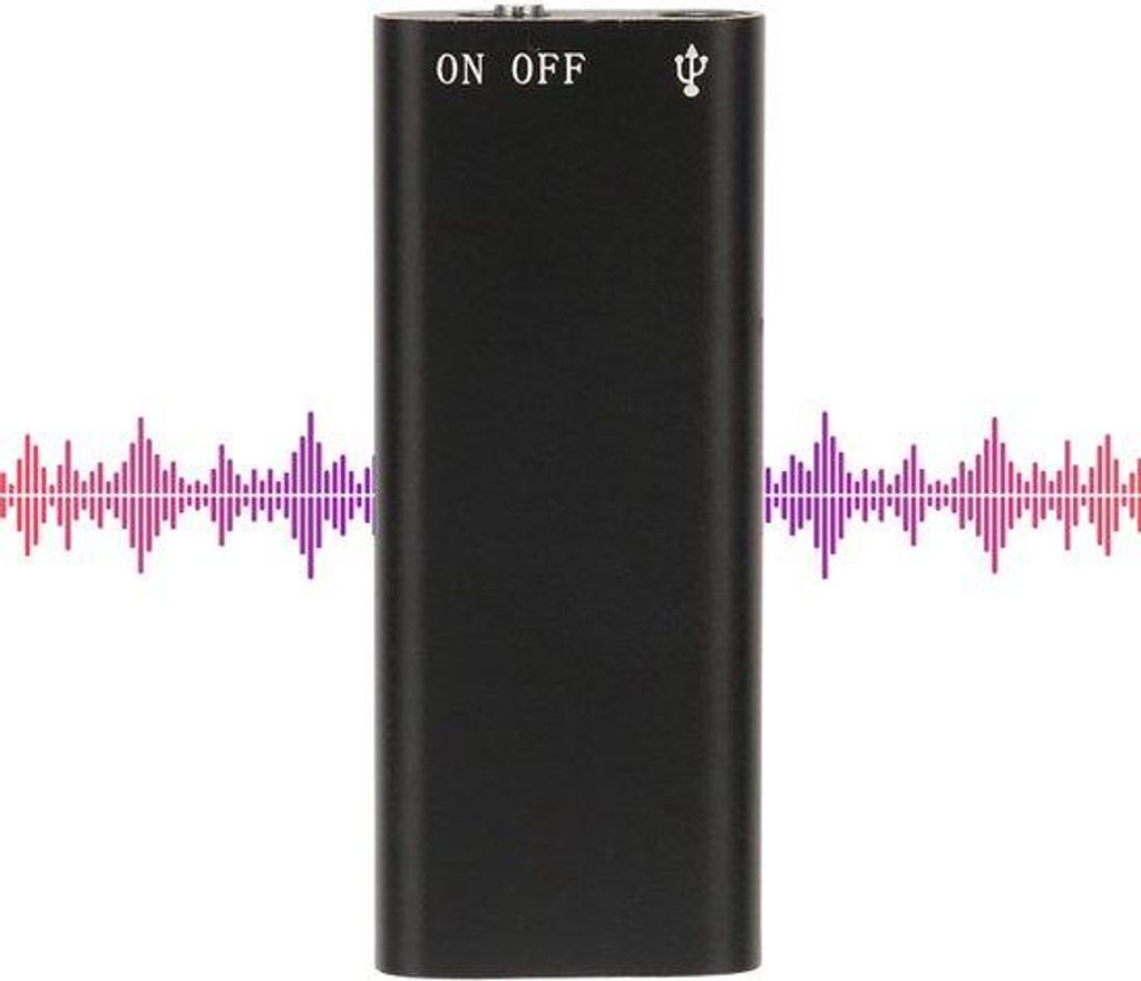 Portatives 8GB KI Diktiergerät mit Transkription und Kopfhörer, Digitales 65 mAh Akku Aufnahmegerät - AVITALK
