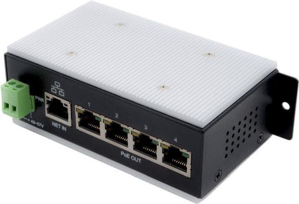 Exsys EX-6100POE - Gigabit Ethernet (10/100/1000) - Power over Ethernet (PoE)
