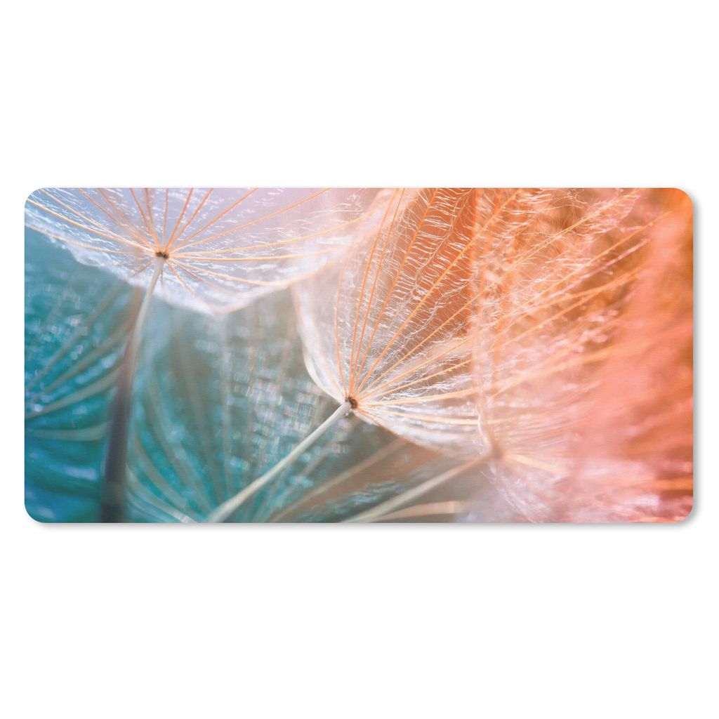 MuchoWow Mauspad Mousepad Blume - Löwenzahn - Pflanze 60x30 cm - Mousepads - Maus Mat - Pad - Mausunterlage - Nachhaltig