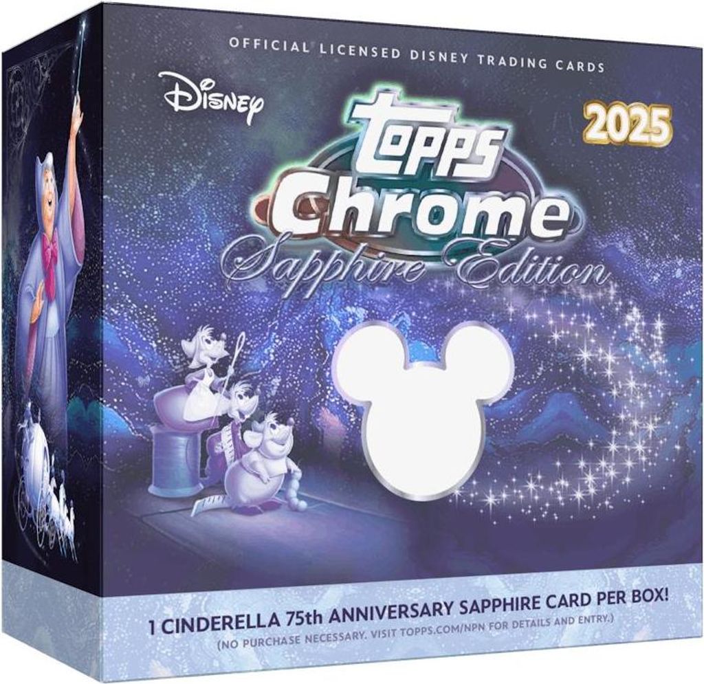 2025 Topps Chrome Disney - Sapphire Edition - Hobby Box