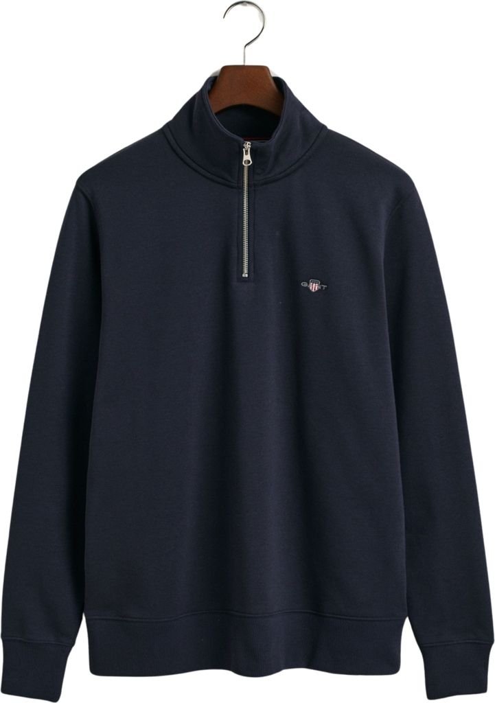 Gant Shield Halbreißverschluss-sweatshirt Blau XL Mann Blau XL
