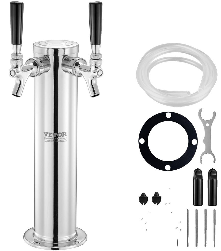 VEVOR Doppeltapfsäule für Fassbier, Produktbild 