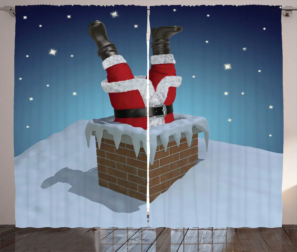 Tenda Natalizia Rustica ABAKUHAUS 280x175 - Stile Camino e Babbo Natale