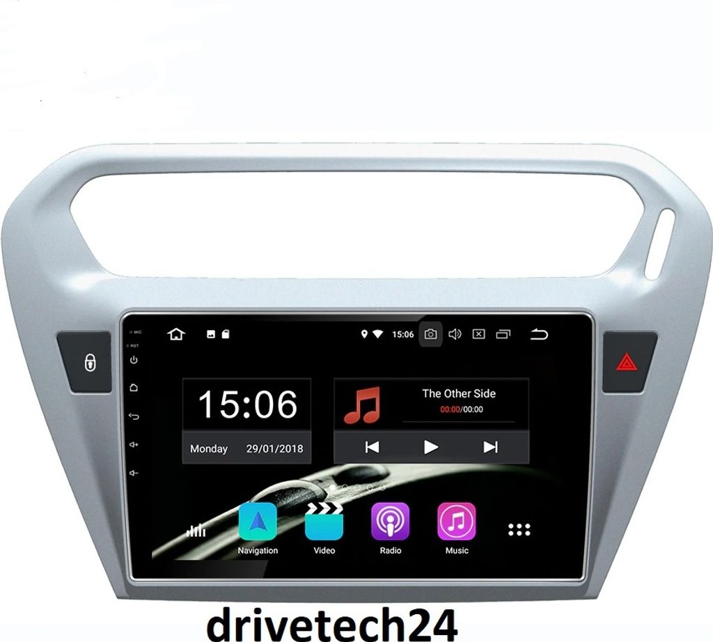 9 Zoll Android 11 Autoradio GPS Navi Für Peugeot 301 und Citroen Elysee 2014-2018 Bluetooth FM