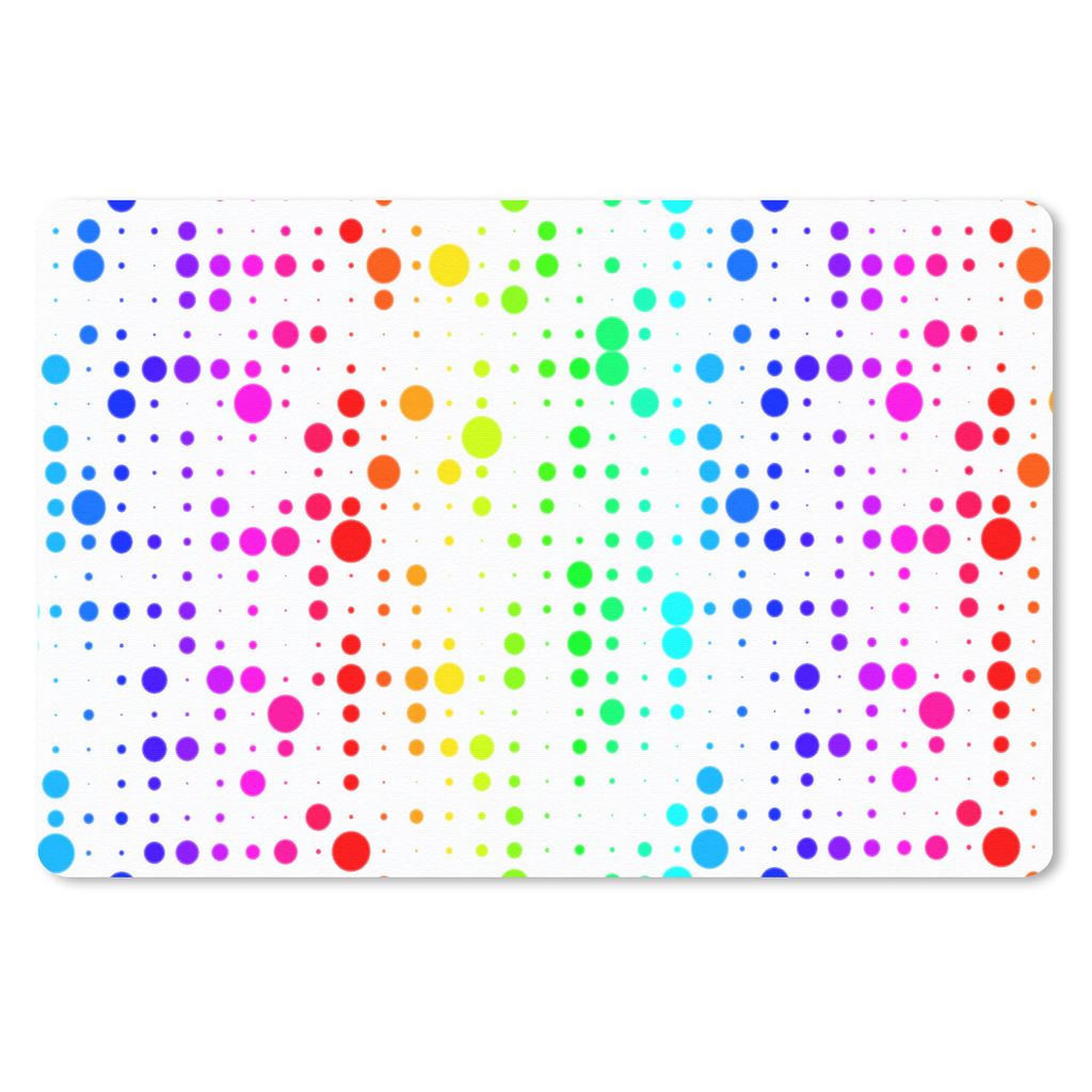 MuchoWow® Schreibtischunterlage Regenbogen - Muster - Produktbild 