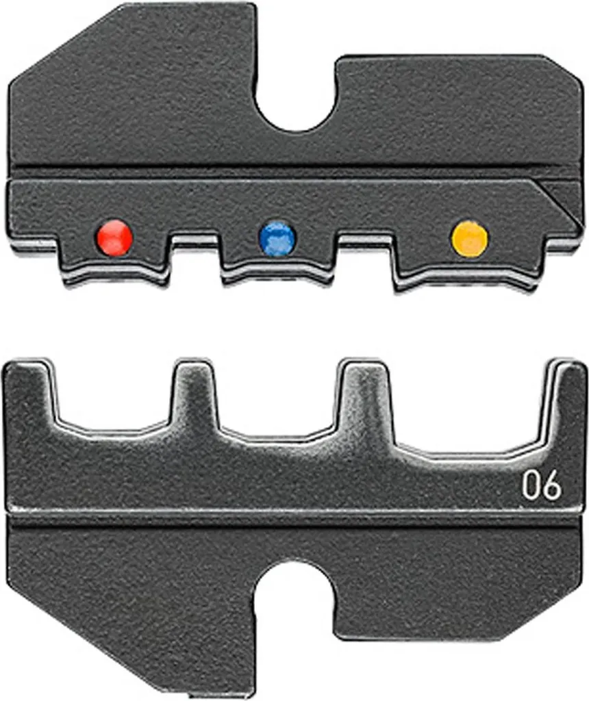 Profilés à sertir KNIPEX 0,5 - 6 mm² AWG 20-10 pour cosses isolées