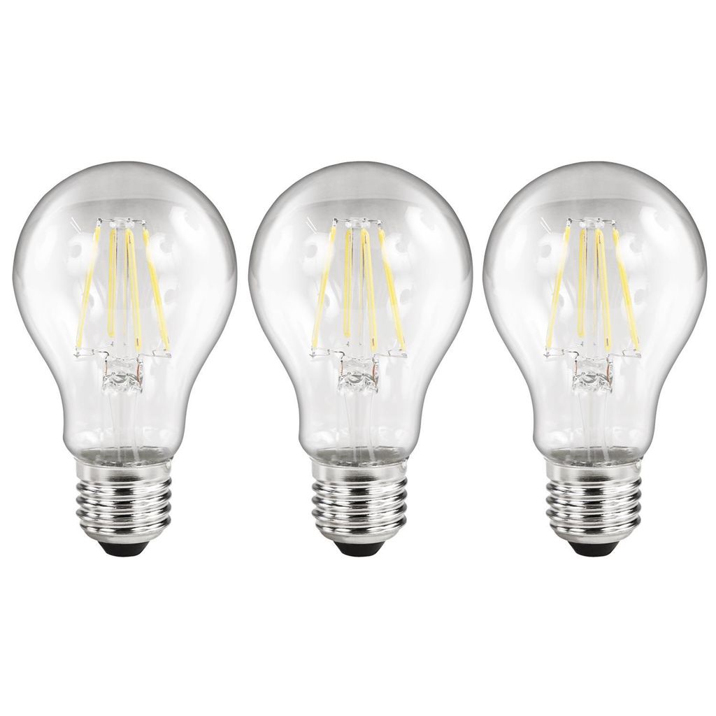 3er-Pack LED Filament Set McShine, 3x Glühlampe, E27, 2W, Produktbild 