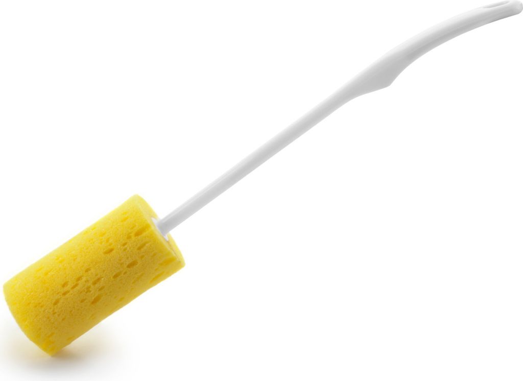 Schwamm für Ibili-Accessories-Flaschen, Polypropylen, 39 cm, weiß/gelb