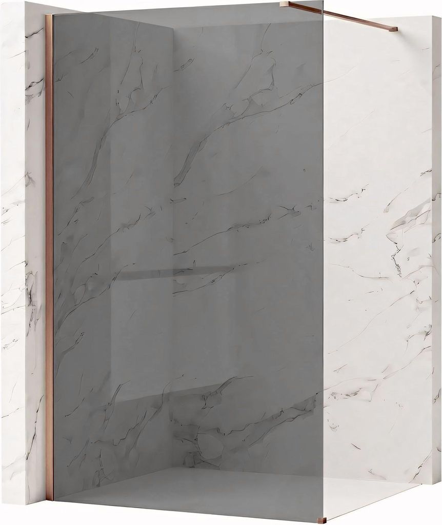 Duschwand Rea Flexi Grey 110 Brush Copper