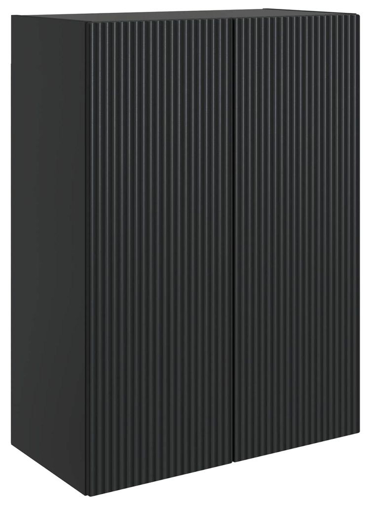 vidaXL Wandschrank Schwarz 66 x 34,5 x 90 cm Holzwerkstoff