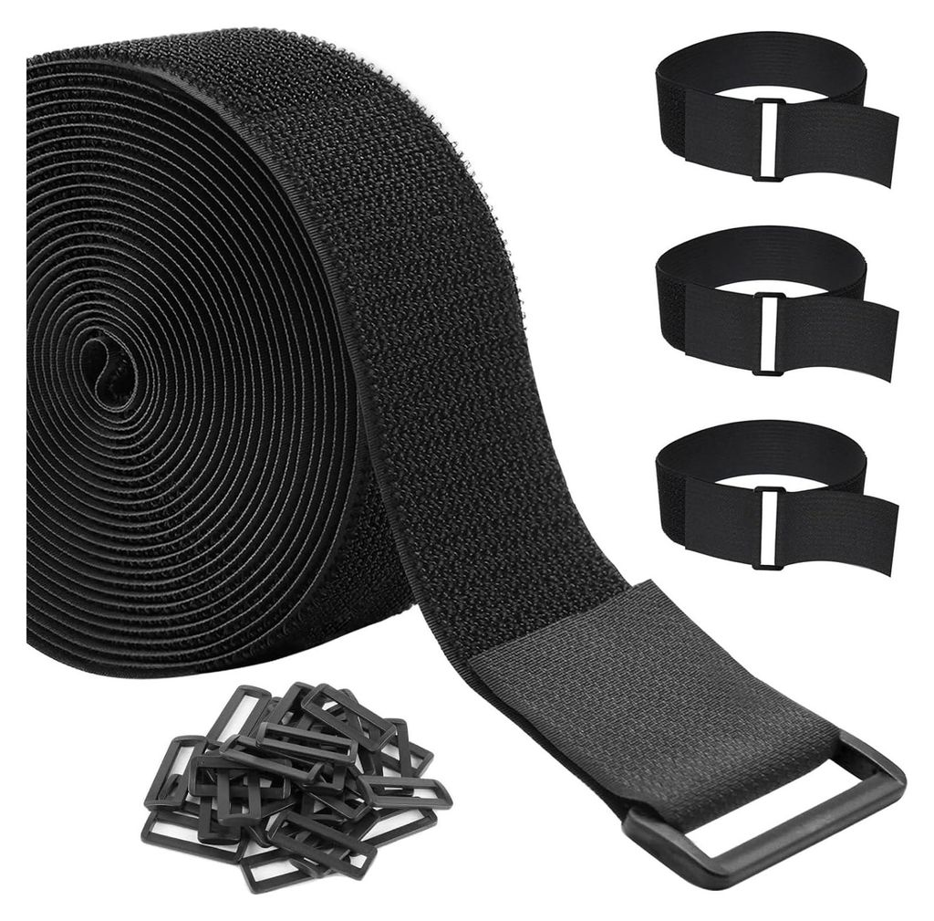 3.8cm*5m Klettband mit 20 Schnallen, Breit Klett Produktbild 