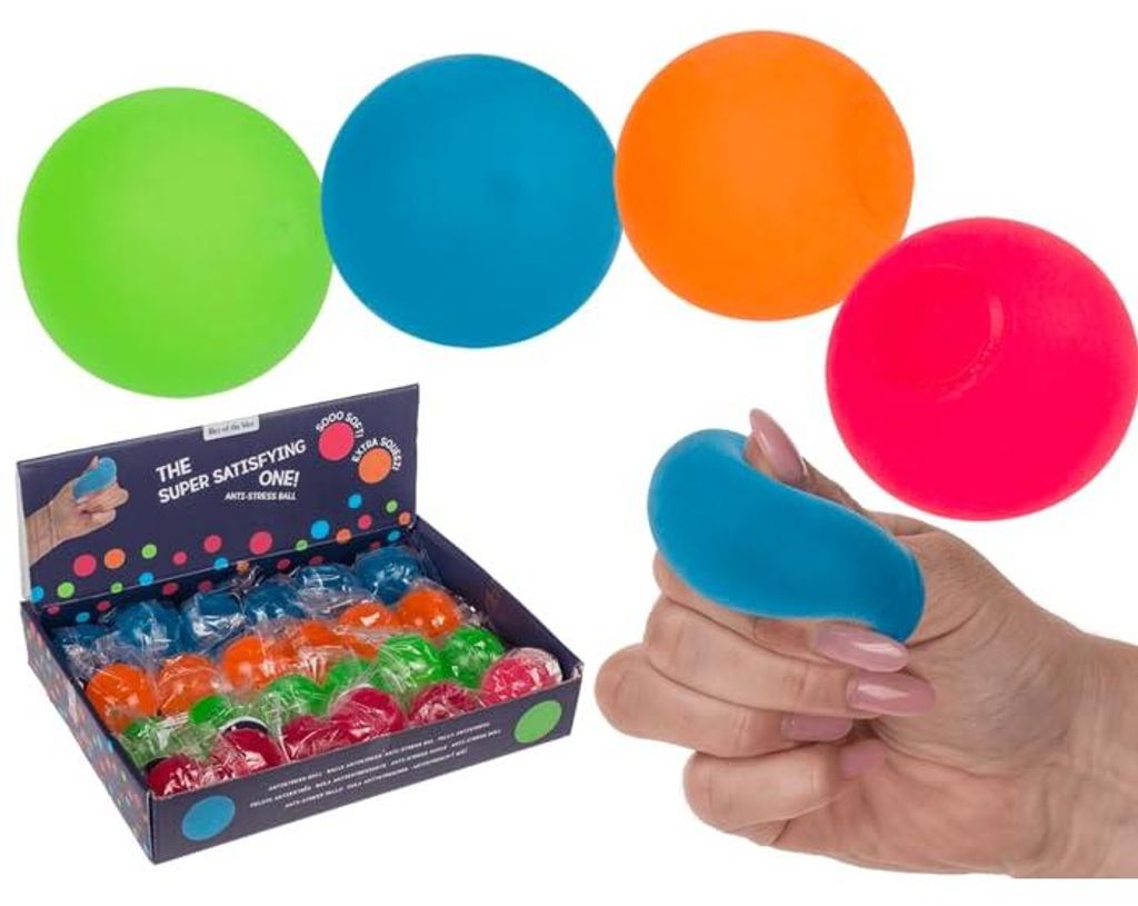 OOTB Mini-Ultra-Soft Antistress-Ball Neon Produktbild 