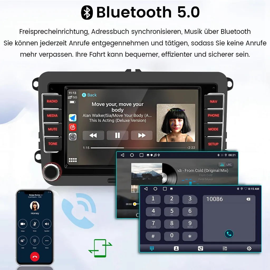 Système de Navigation Android VW Polo et Golf 6 avec WiFi et Bluetooth - 13