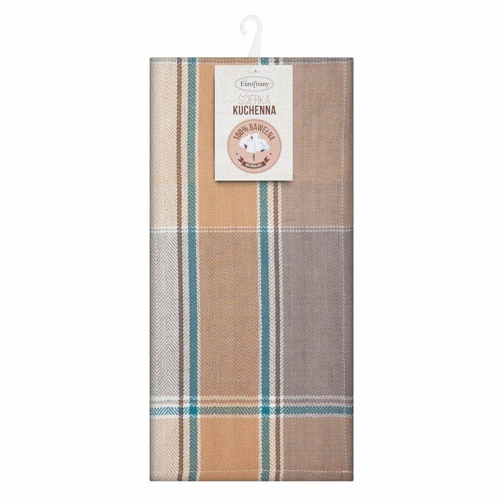 EUROFIRANY | Geschirrtuch - 50 x 70 cm - beiges Küchentuch - Weich und Saugfähig - Baumwolle