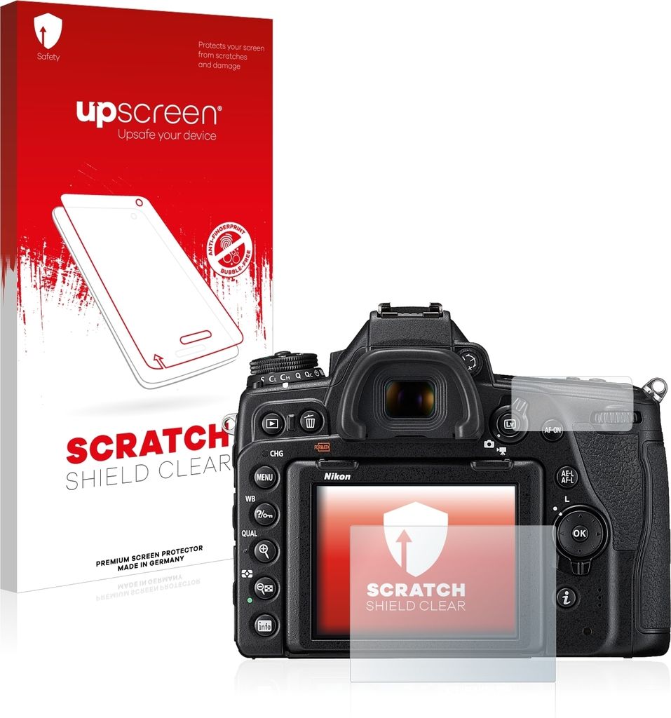 upscreen Schutzfolie für Nikon D780 Displayschutz Displayschutzfolie Folie Klar Transparent