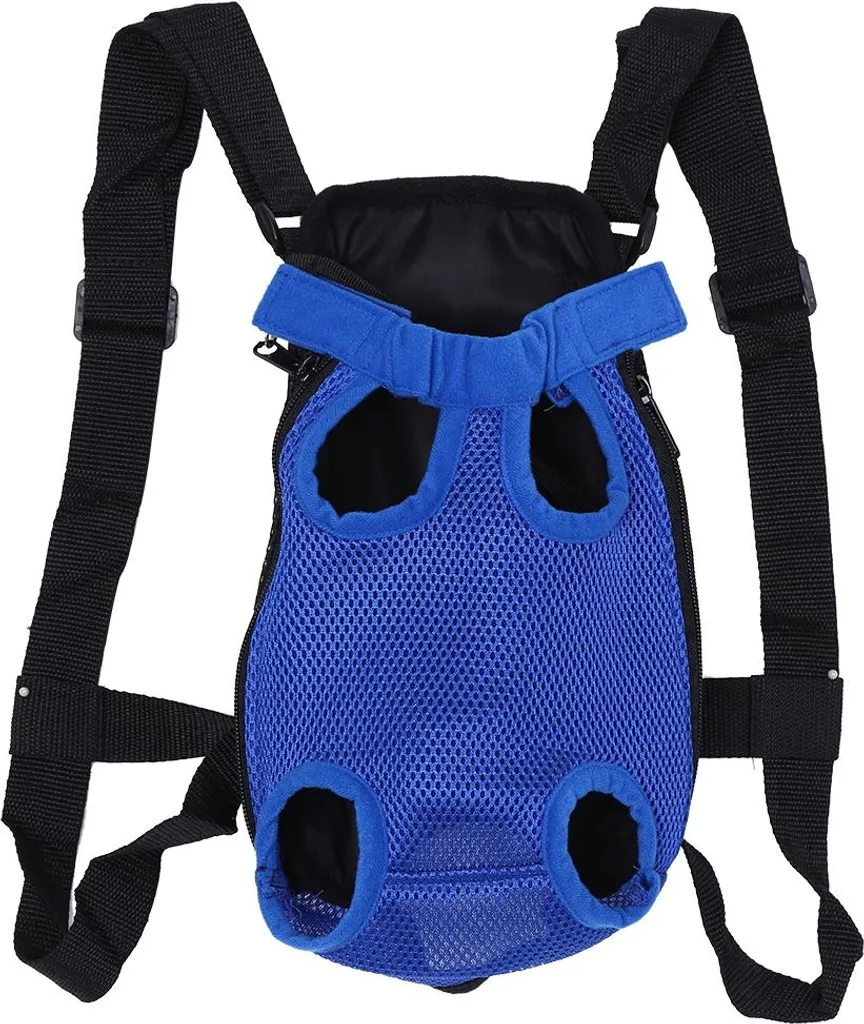 Zaino Porta Cane e Gatto Blu Scuro | Sicuro, Comodo e Traspirante